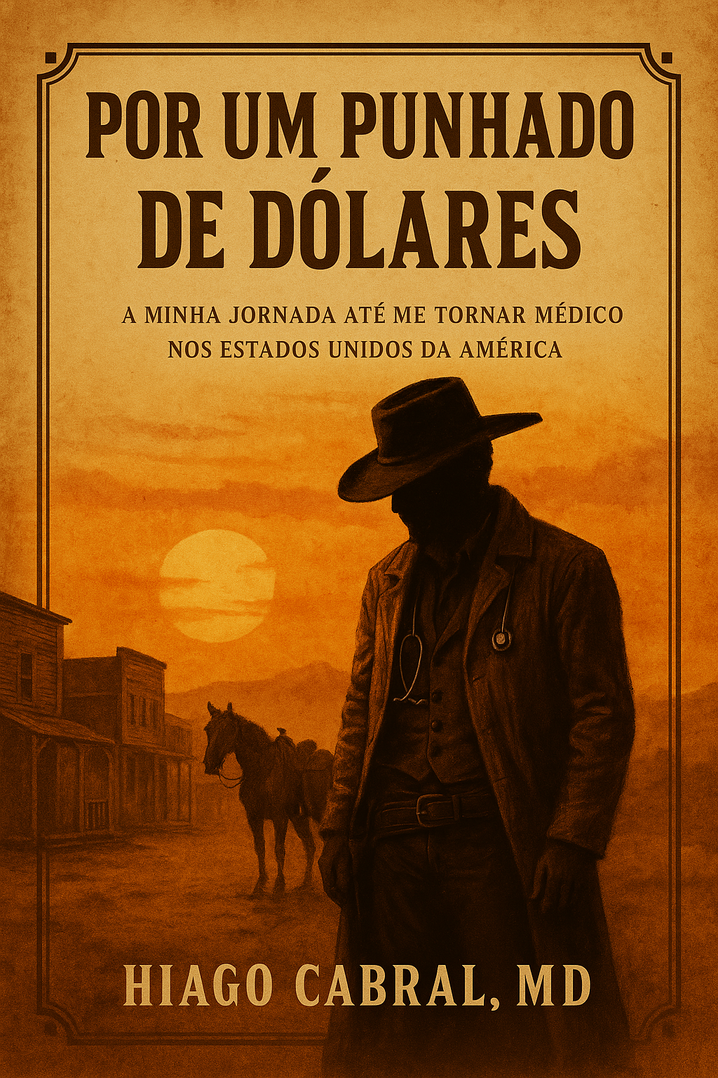 Capa do livro Por um Punhado de Dólares
